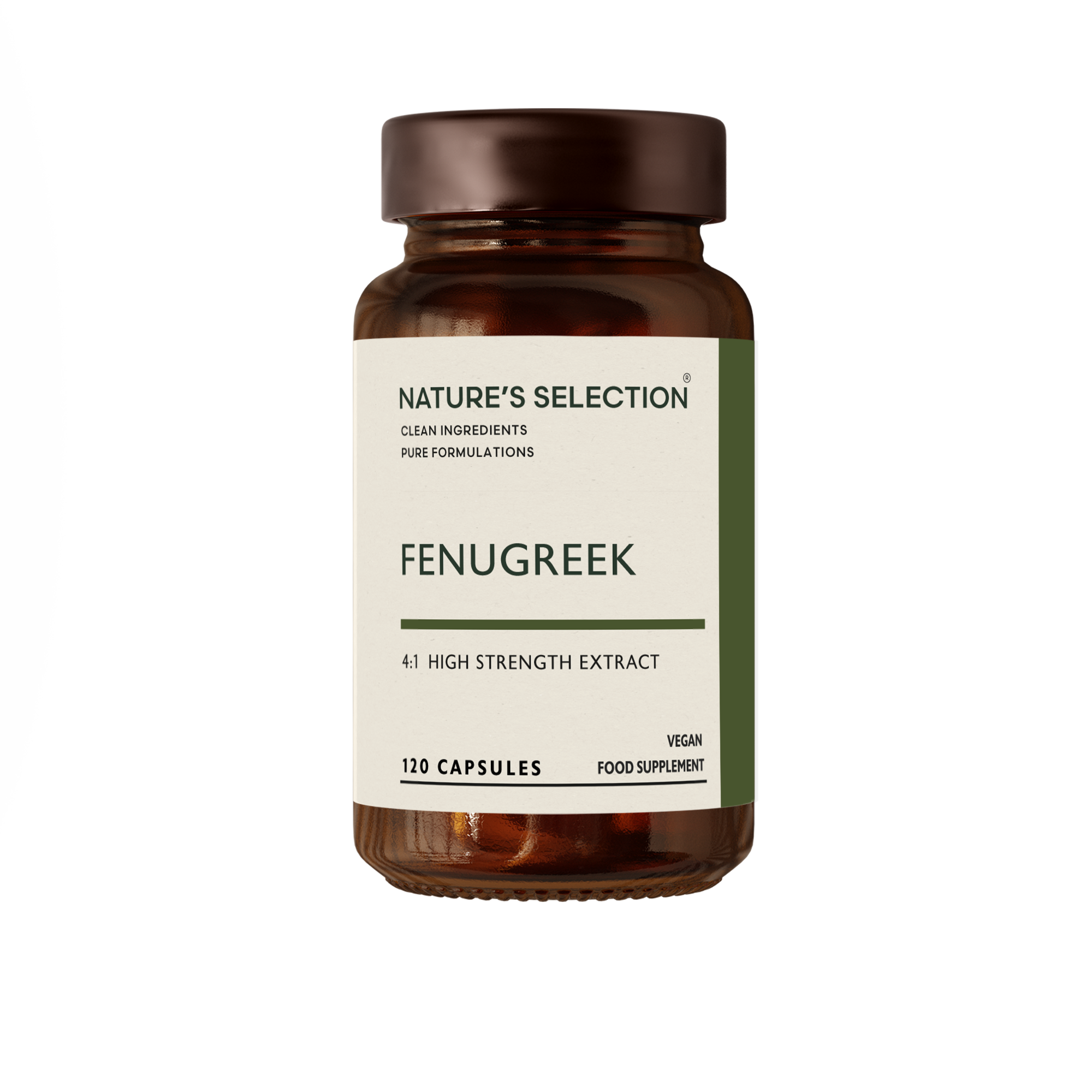 Clean Fenugreek Capsules 2000mg - Nature's Selection