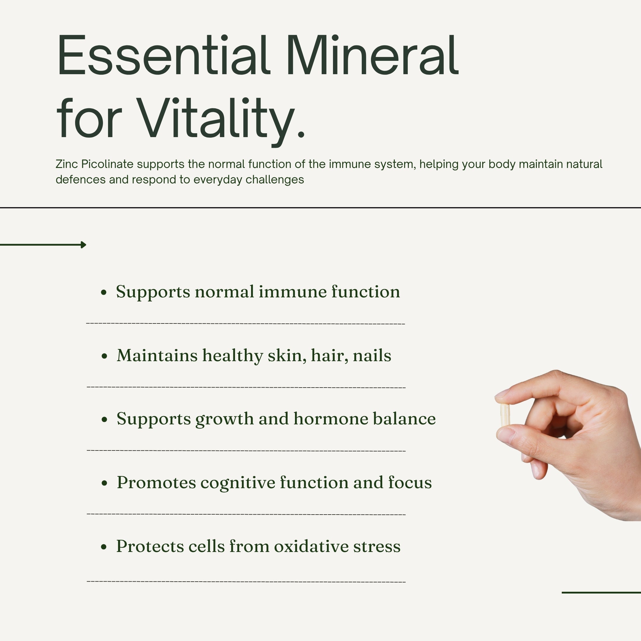 Zinc Picolinate - 30 mg