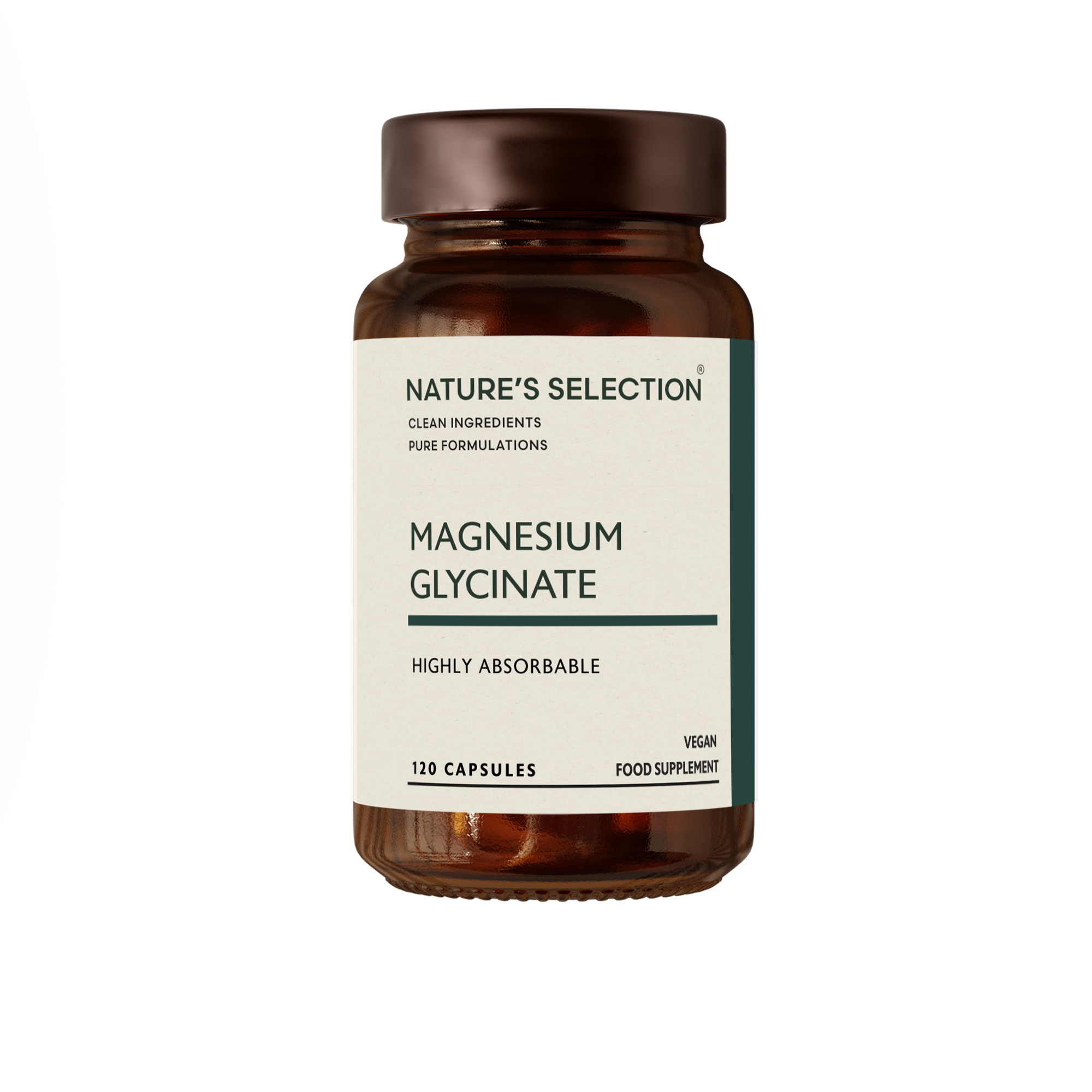 Clean Magnesium Glycinate Capsules - Nature's Selection