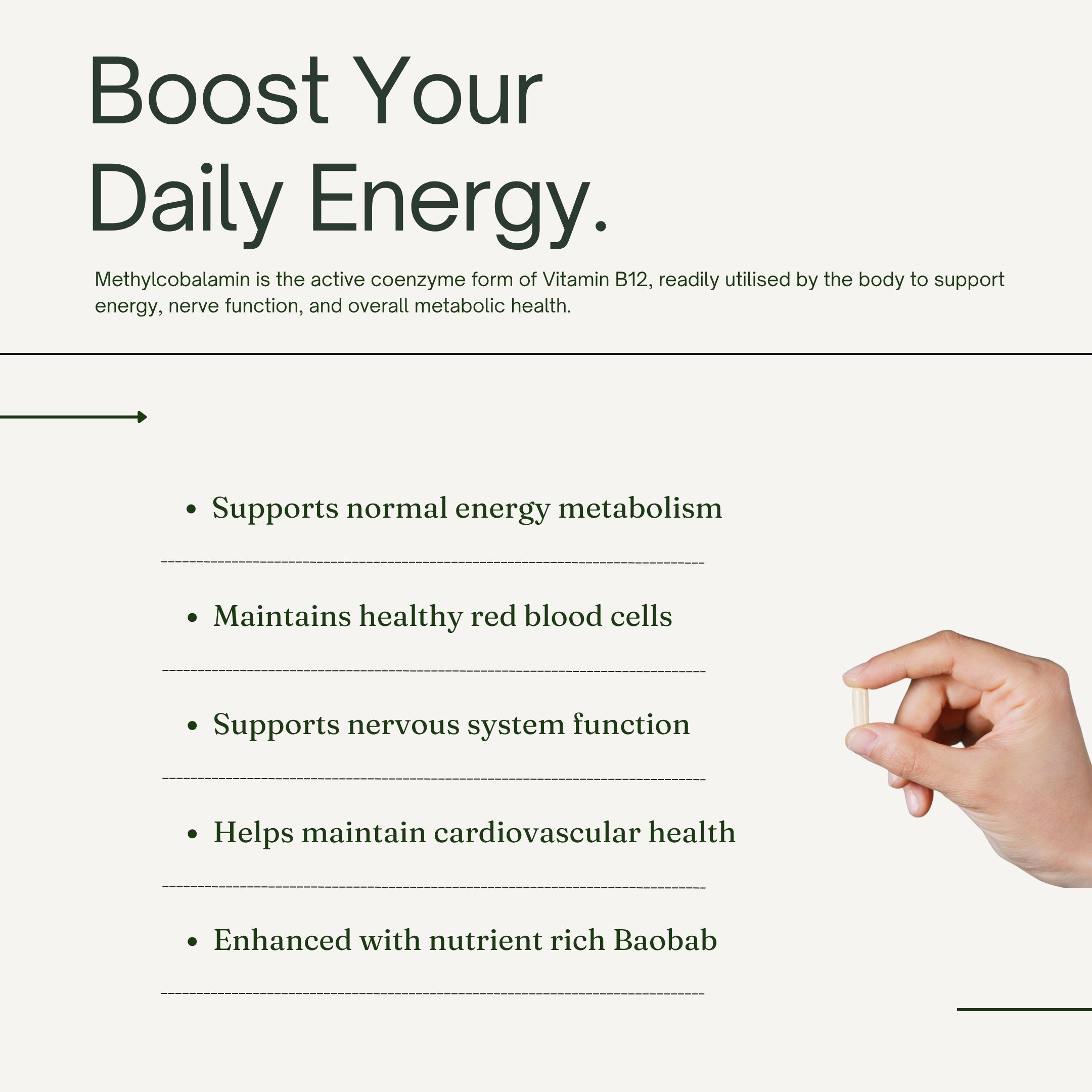 Vitamin B12 (Methylcobalamin) 1,000µg